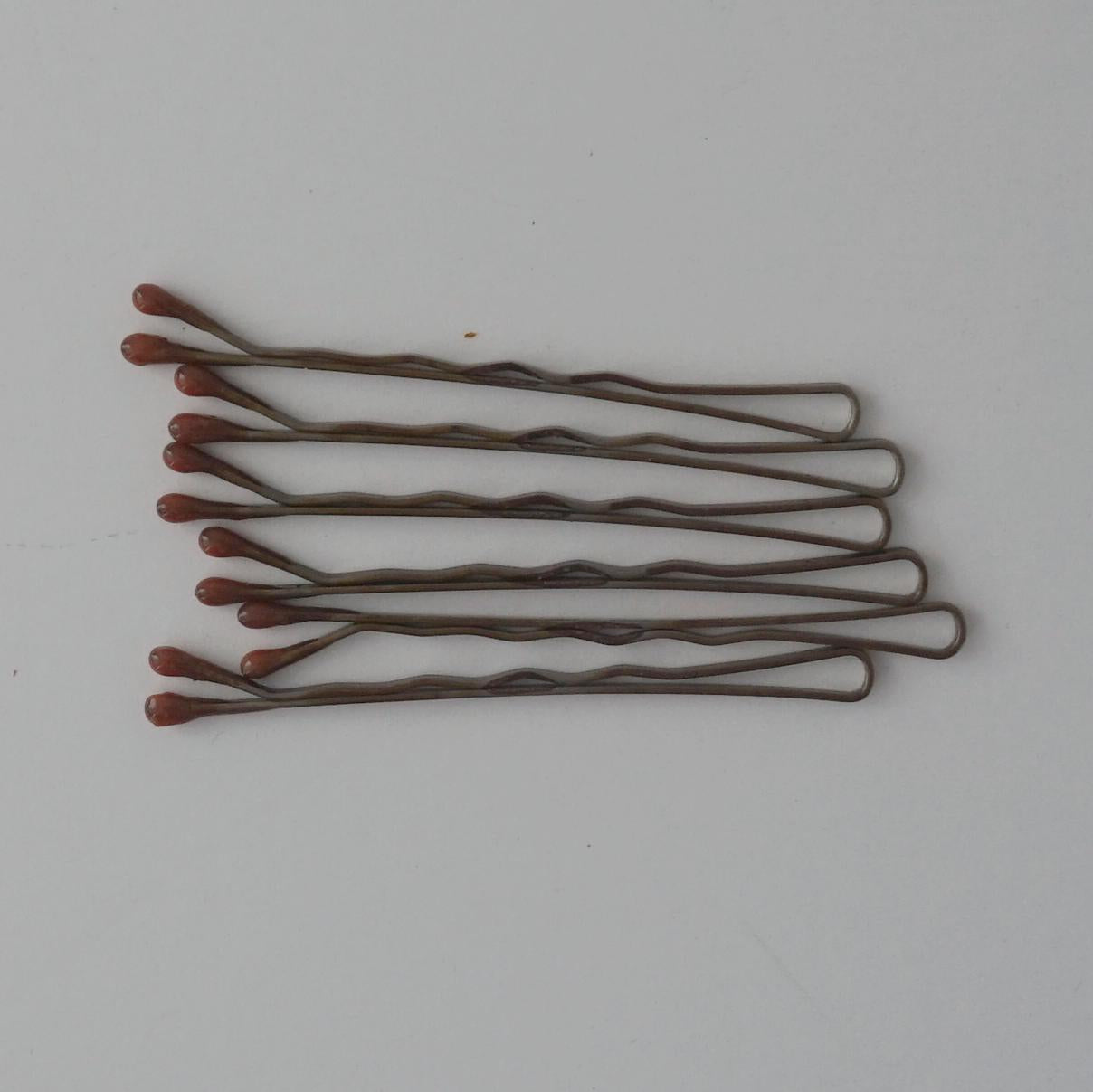 90 Brown Bobby Pins – 2" Professional Quality, Made in USA, Durable with Long-Lasting Grip