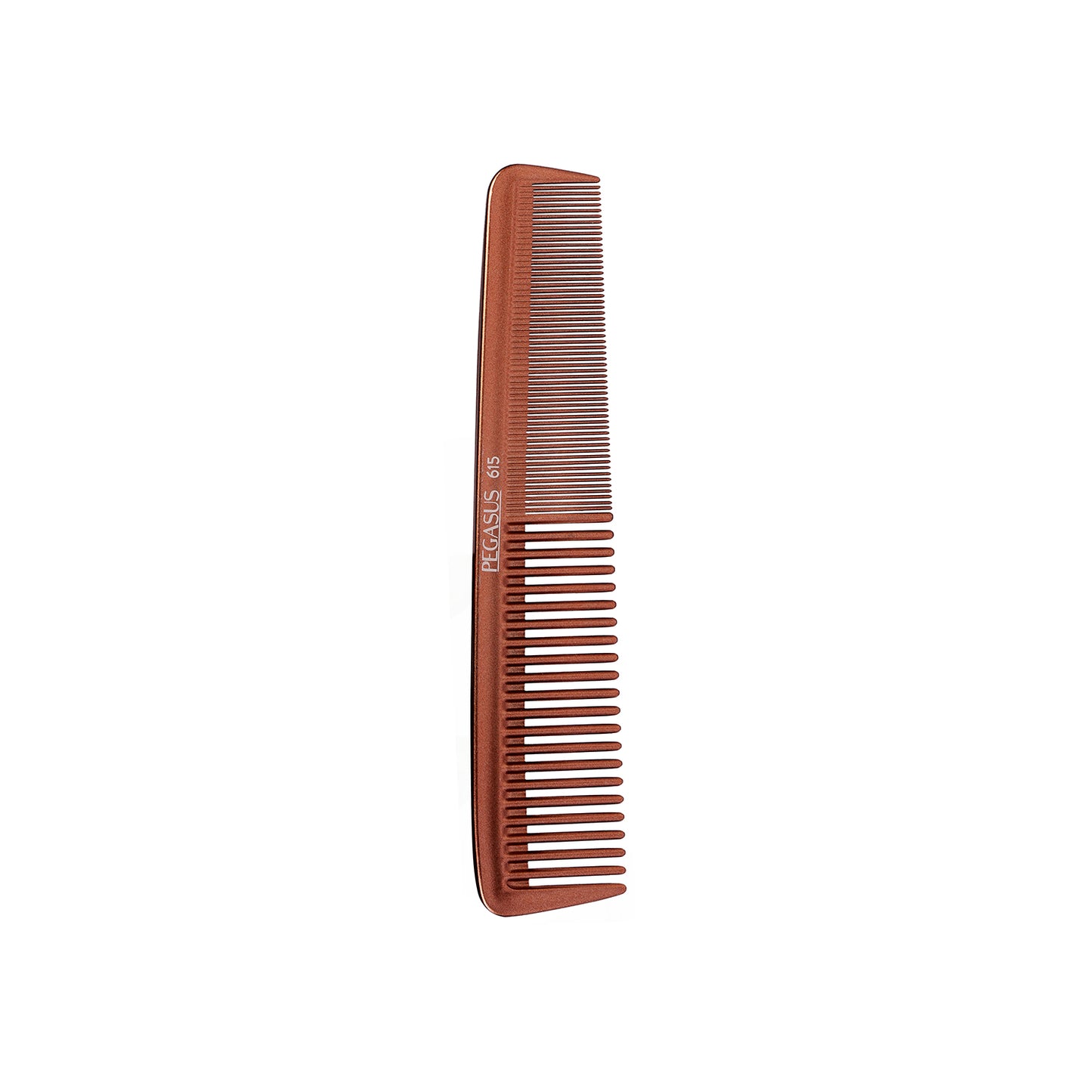 Pegasus MICOLOR 615, 7in Hard Rubber Clipper Comb, Handmade, Seamless, Smooth Edges, Anti Static, Heat and Chemically Resistant, Portable Pocket Purse Dresser Comb | Peines de goma dura - Gold