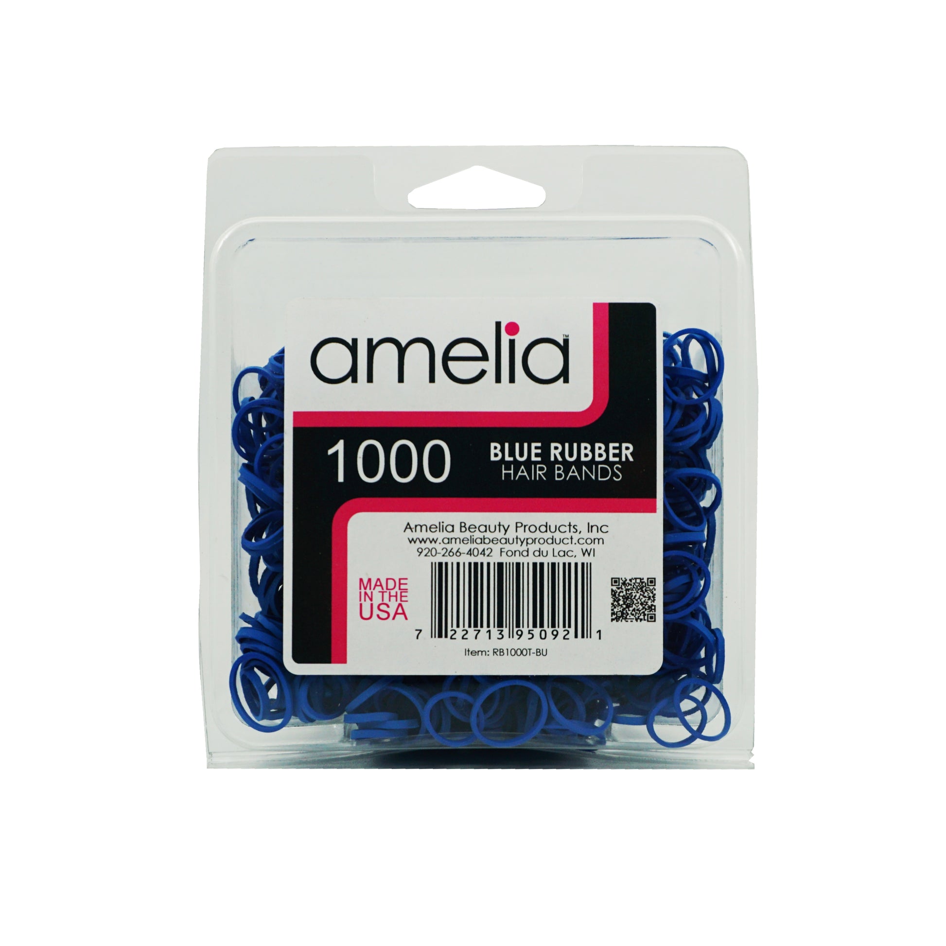 Amelia Beauty 250, Creme Color, Standard Size, Rubber Bands for