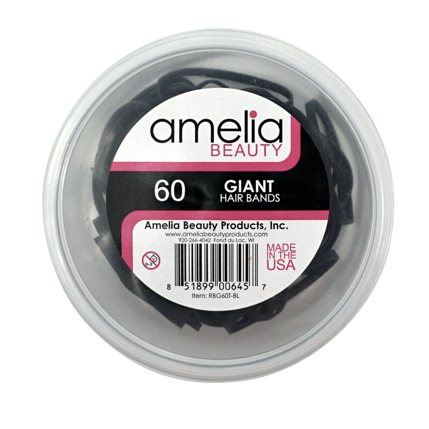 Amelia Beauty 1000, Rainbow Mix, Standard Size, Rubber Bands for