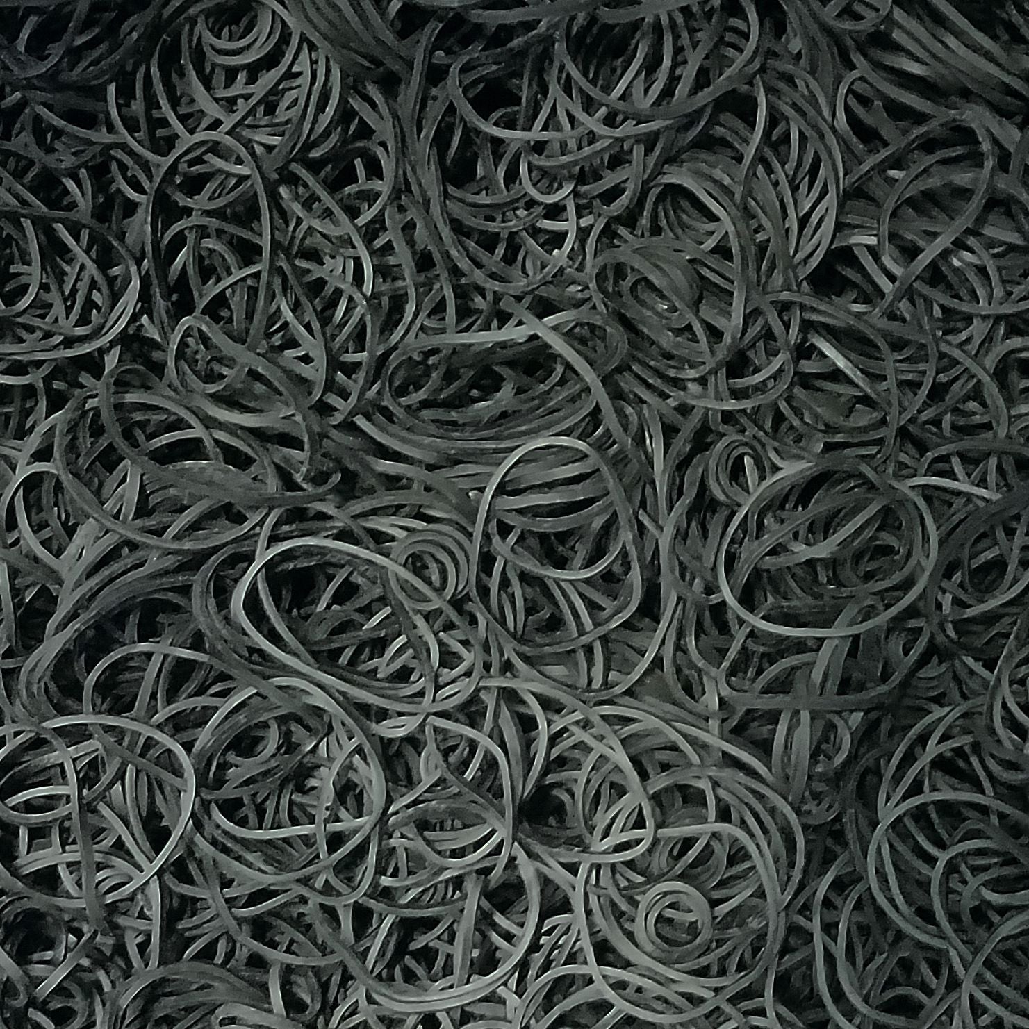 Black Rubber Bands-Thick Version